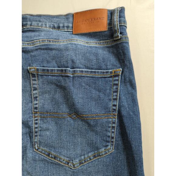 Lucky Brand 412 Athletic Slim Jeans Mens 36x30 Blue Denim Stretch Classic Fit - Picture 14 of 15
